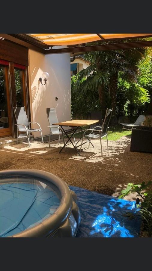 Gemuetliche Ferienwohnung Mit Garten Biasca Esterno foto